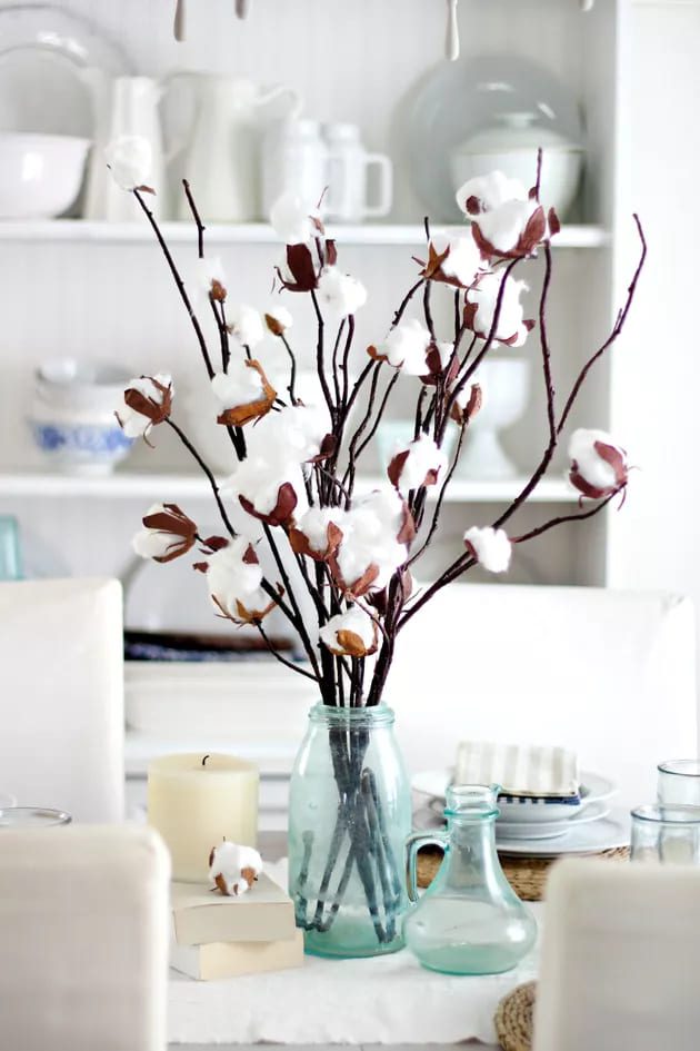 You are currently viewing Comment réaliser un centre de table en fausse fleurs de coton ?