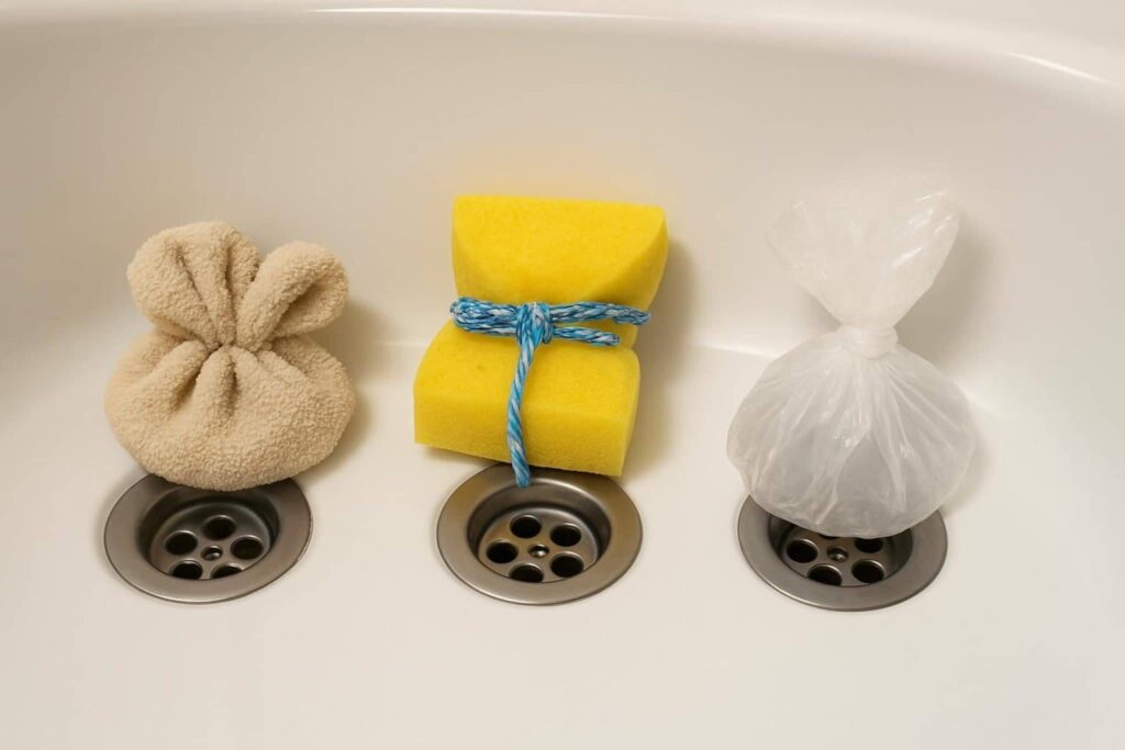 comment boucher une baignoire sans bouchon astuce pour boucher une baignoire sans bouchon