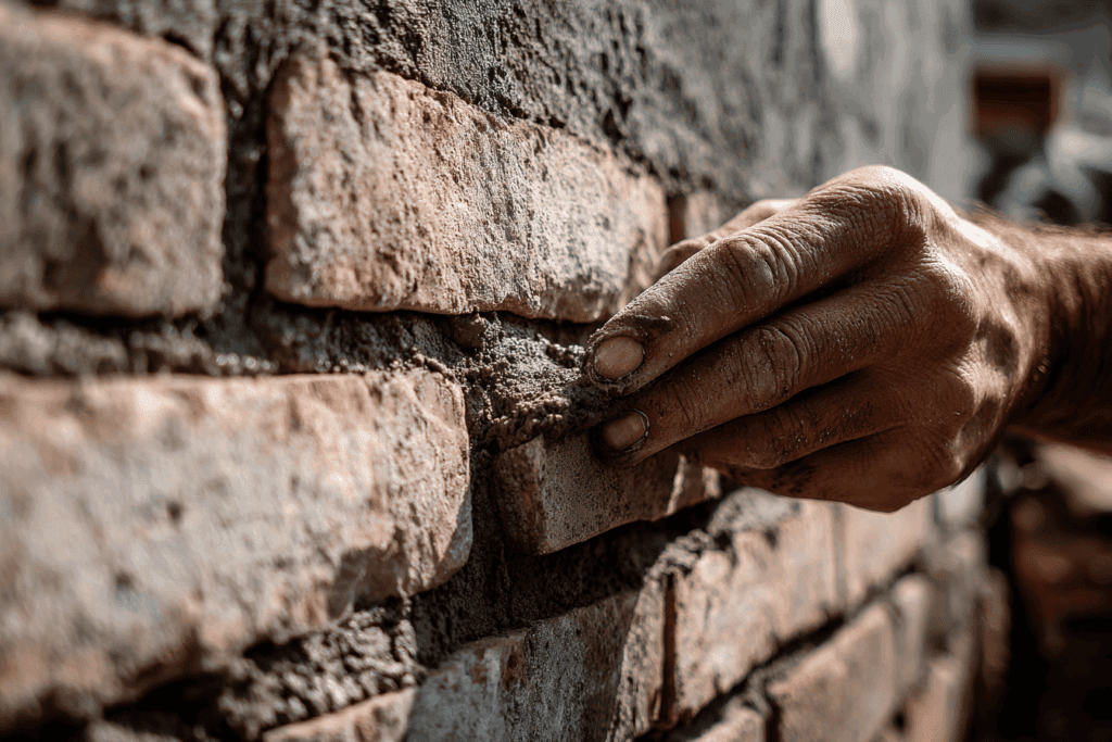 faire des joints de briques