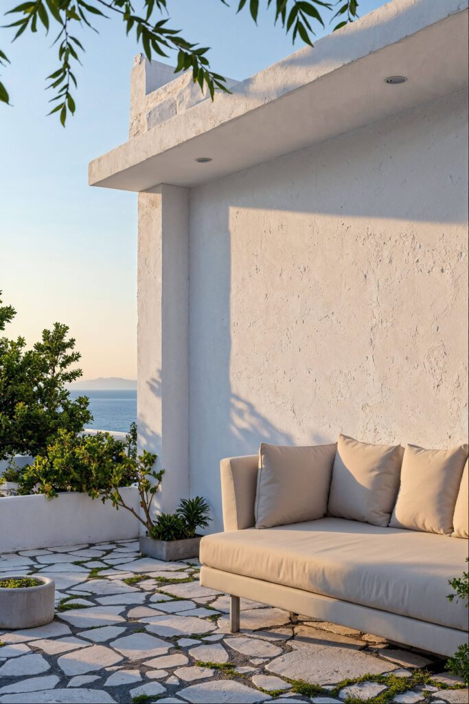 mur abimé à cacher belle plante à côté