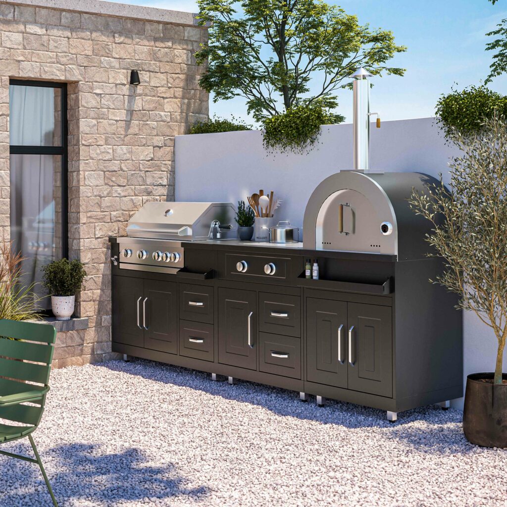 aménagement barbecue comment aménager coin espace barbecue cuisine d'extérieur design tendance coin barbecue extérieur