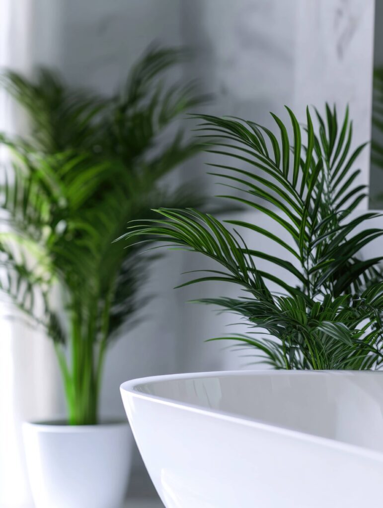 plante salle de bain anti-humidité solution contre l'humidité de la salle de bains