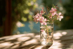 Lire la suite à propos de l’article Bouturer le gaura dans l&rsquo;eau : la méthode simple pour multiplier vos pieds facilement