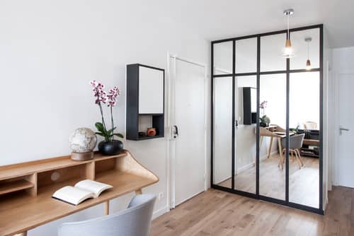 meuble cache tableau electrique sur mesure tendance design