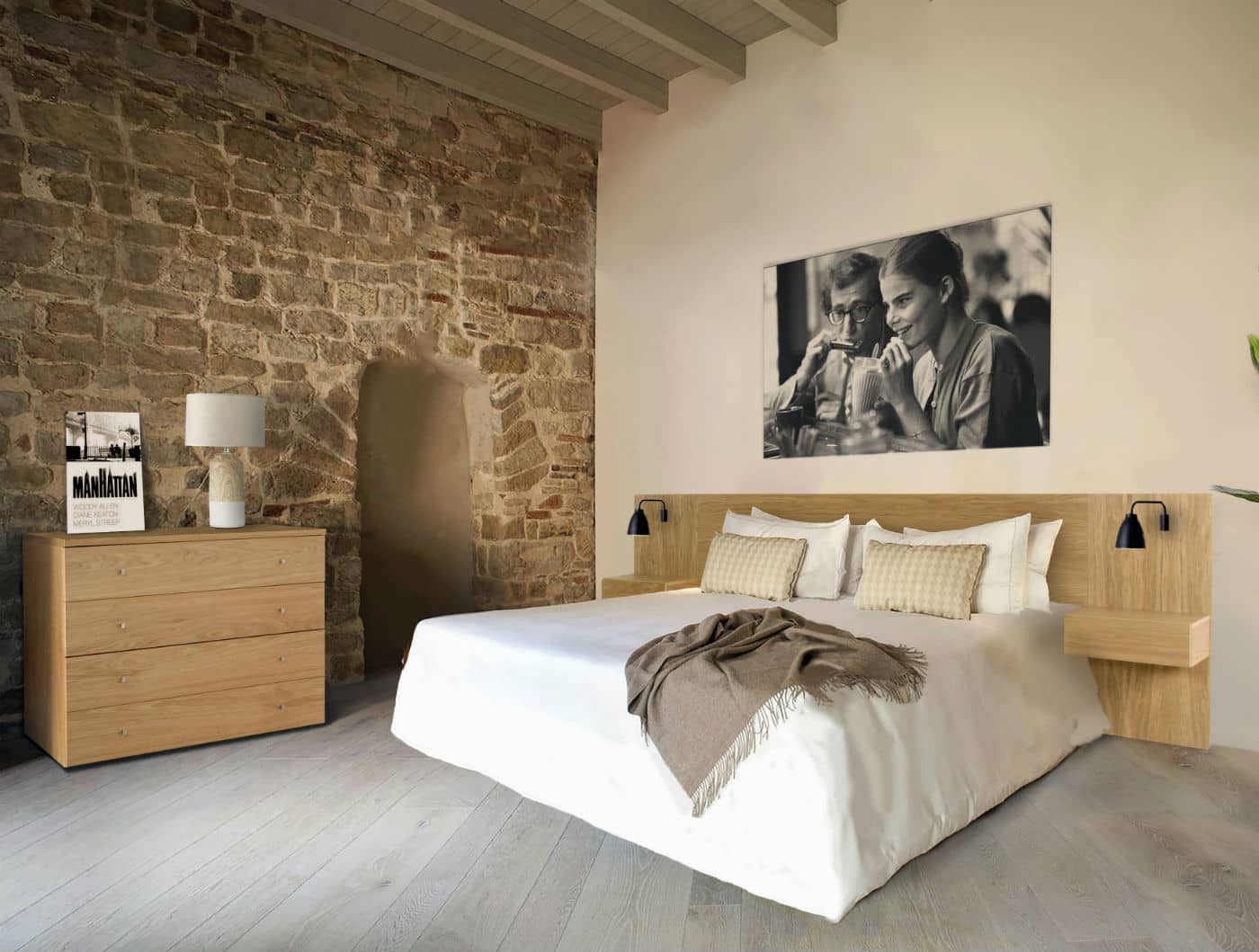 comment decorer une chambre avec un plafond bas commode