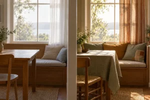 Lire la suite à propos de l’article DIY déco : réaliser coussins et rideaux avec du tissu upcyclé